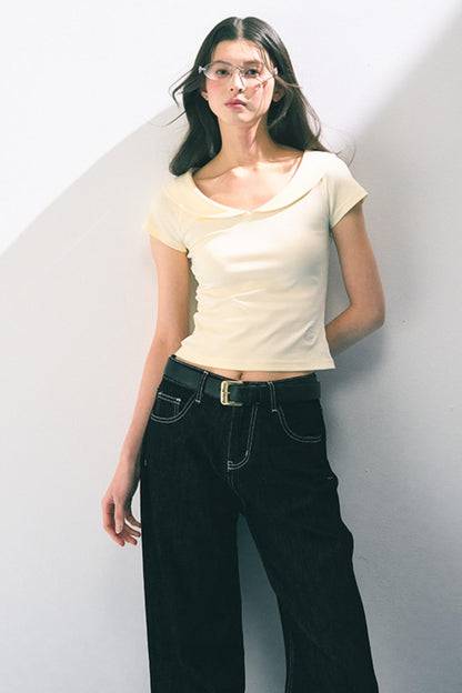 Minimalist Knit Slim Fit Top