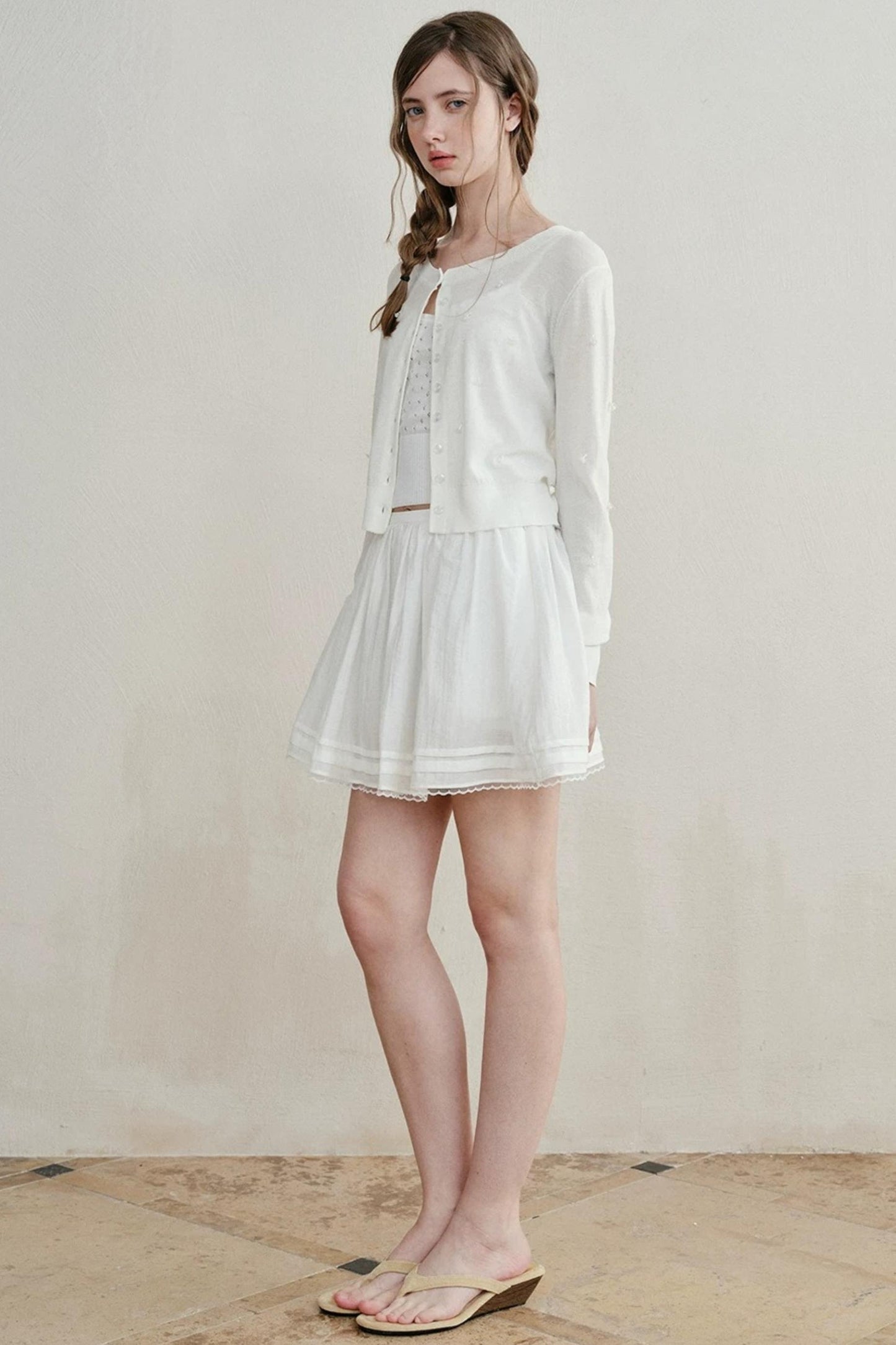 Heartbeat Beaded Knit Cardigan