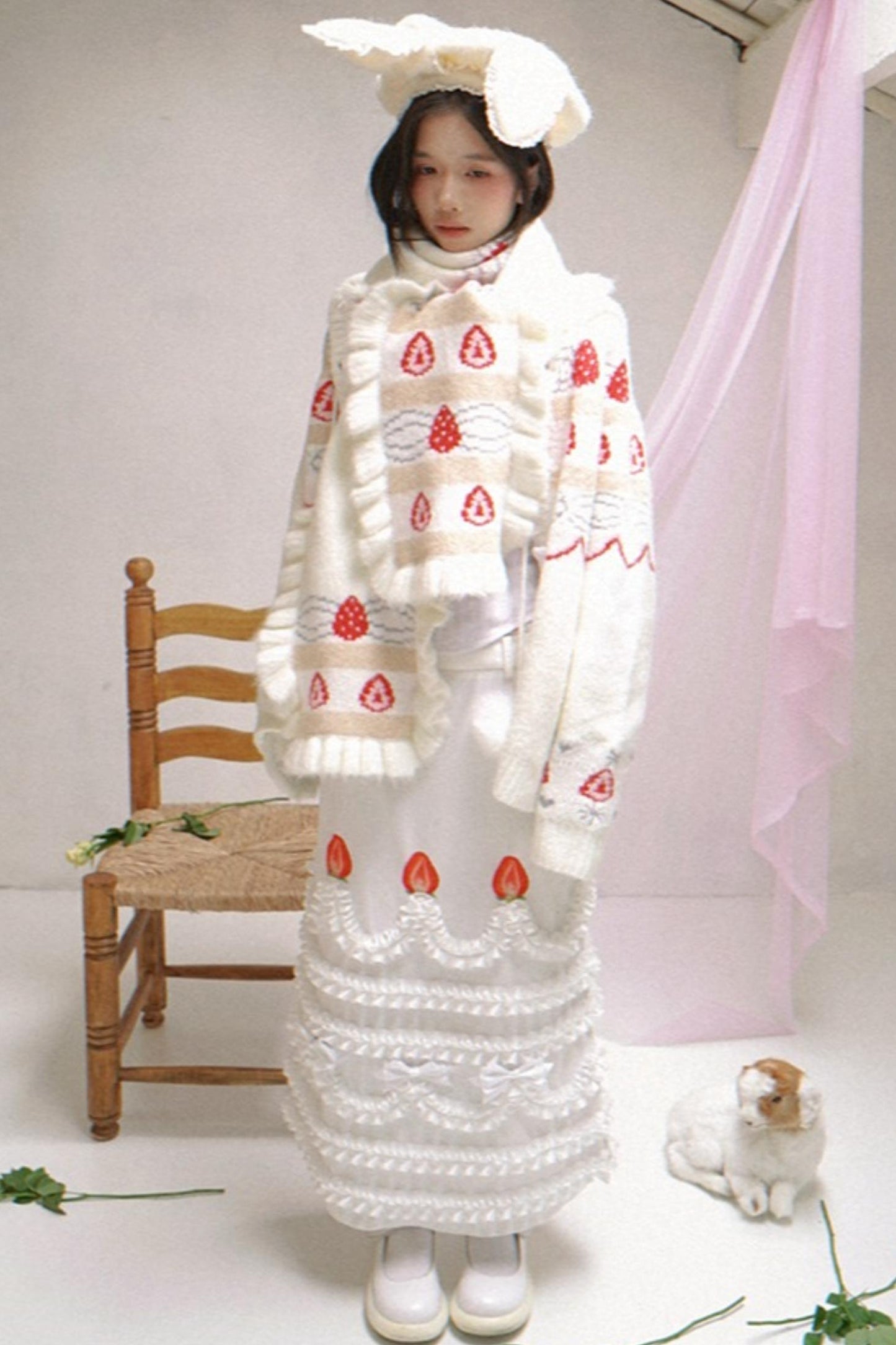 Everyday Happy Birthday Cake Scarf