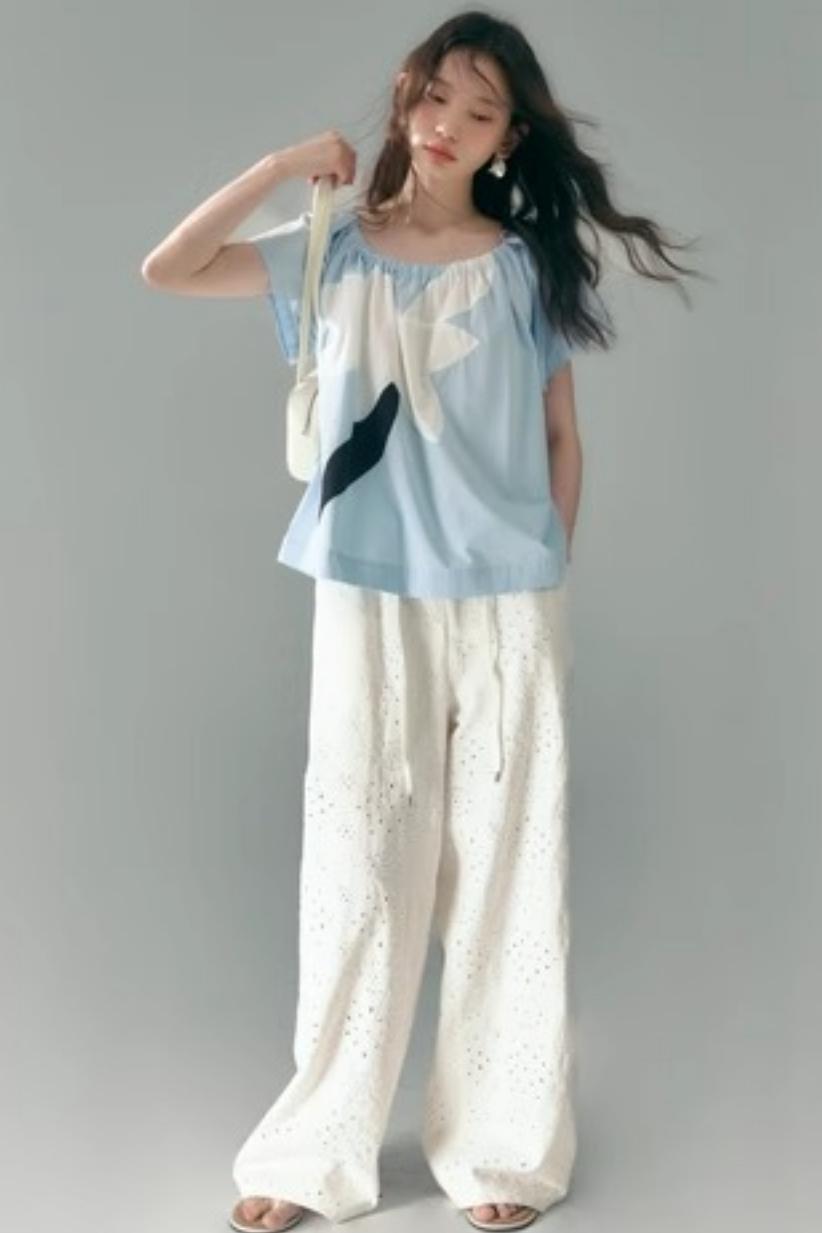 Ethereal Wide-Leg Jeans