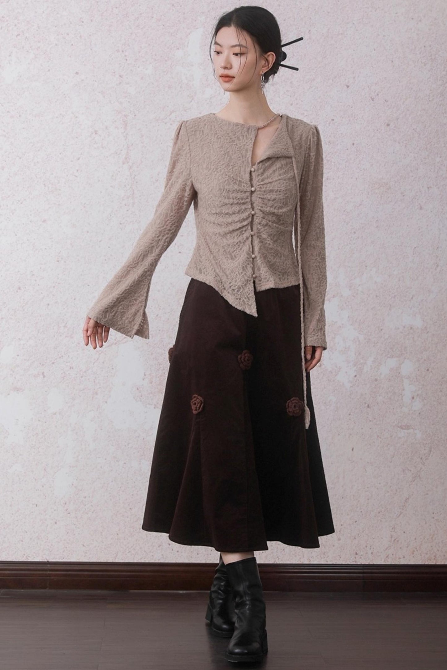 Strap Texture T-Shirt