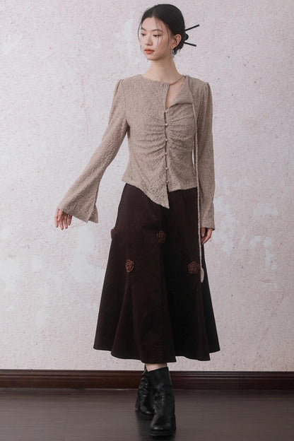 Strap Texture T-Shirt