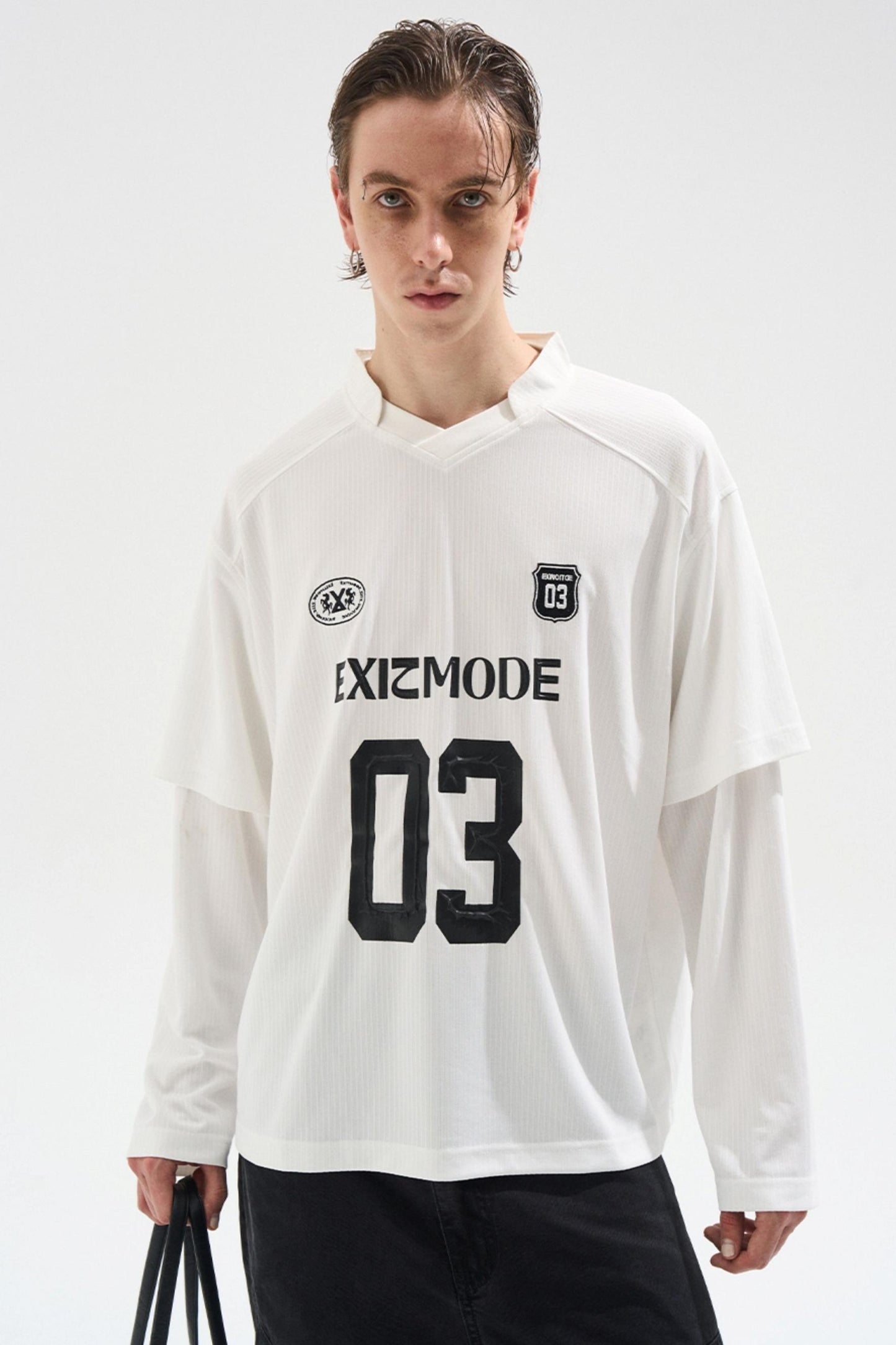 Striped Jersey Long Sleeve T-Shirt