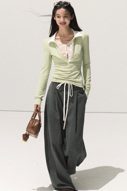 Breath Wide-Leg Pants