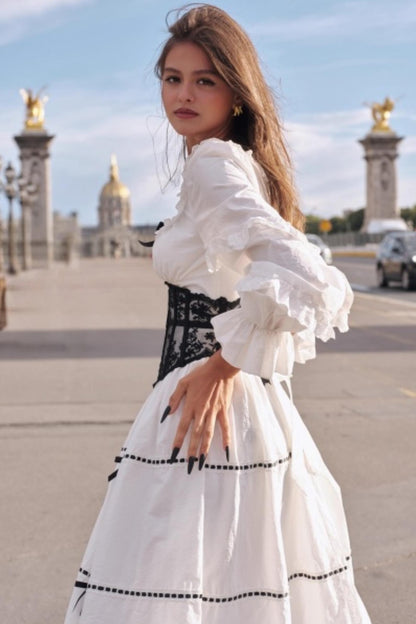 Lace Ghost Ode Dress Set-Up