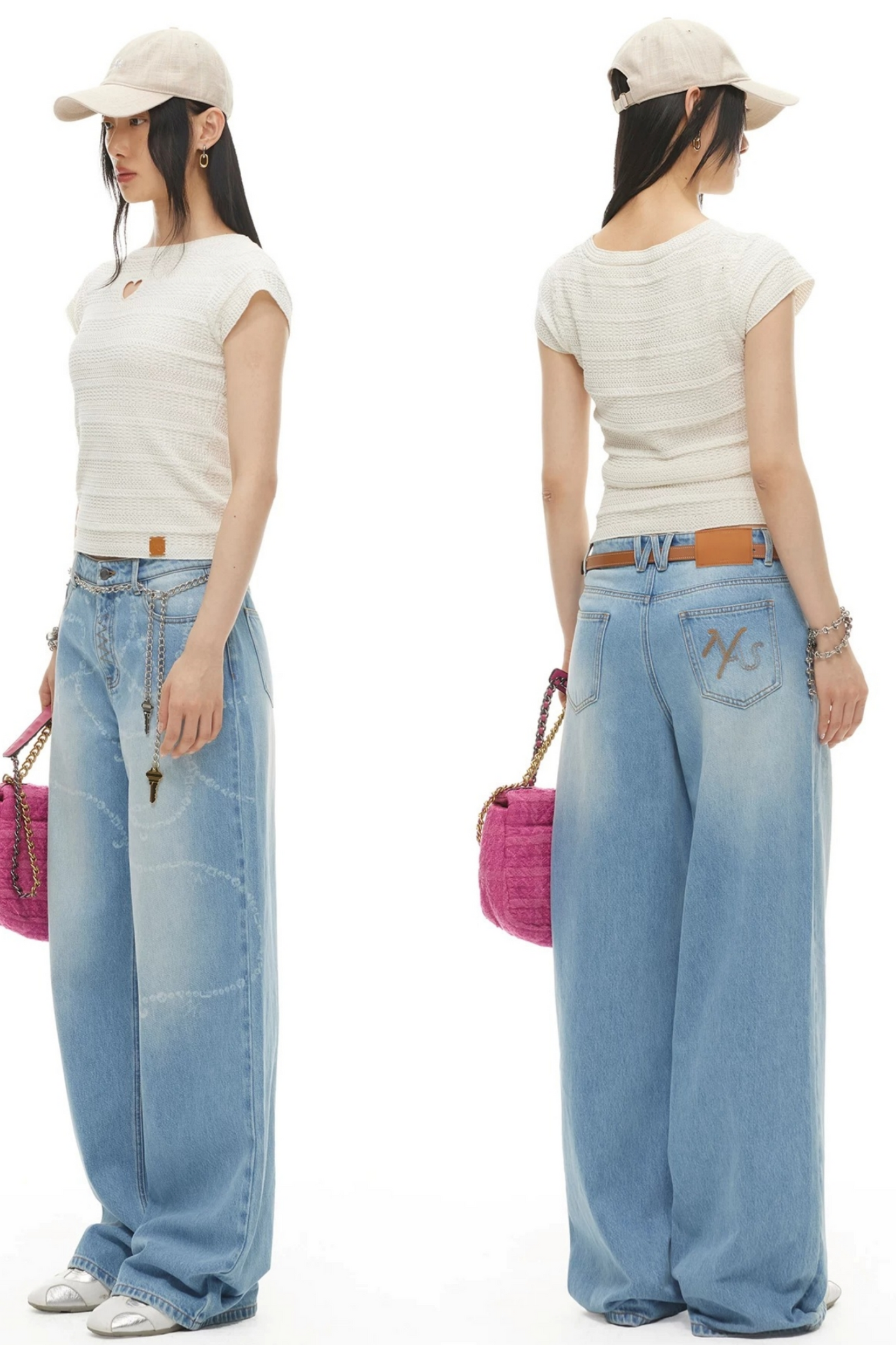 Heartbeat Linen Flutter Sleeve Top