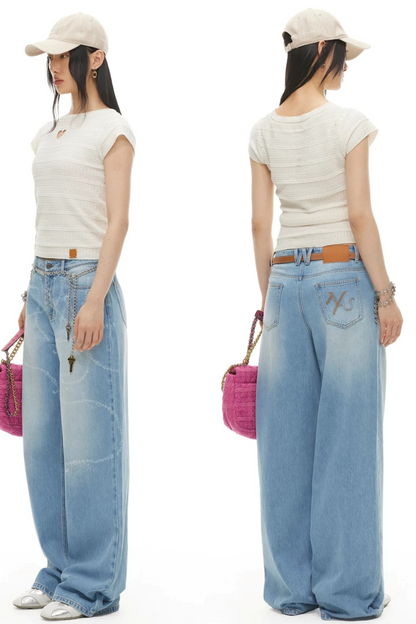 Heartbeat Linen Flutter Sleeve Top