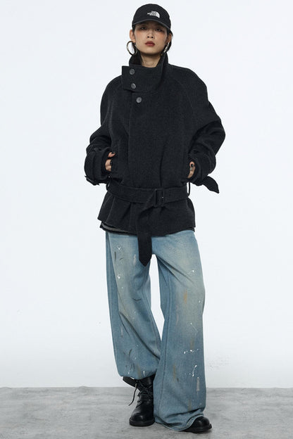 Splash-Ink Vintage Denim Pants