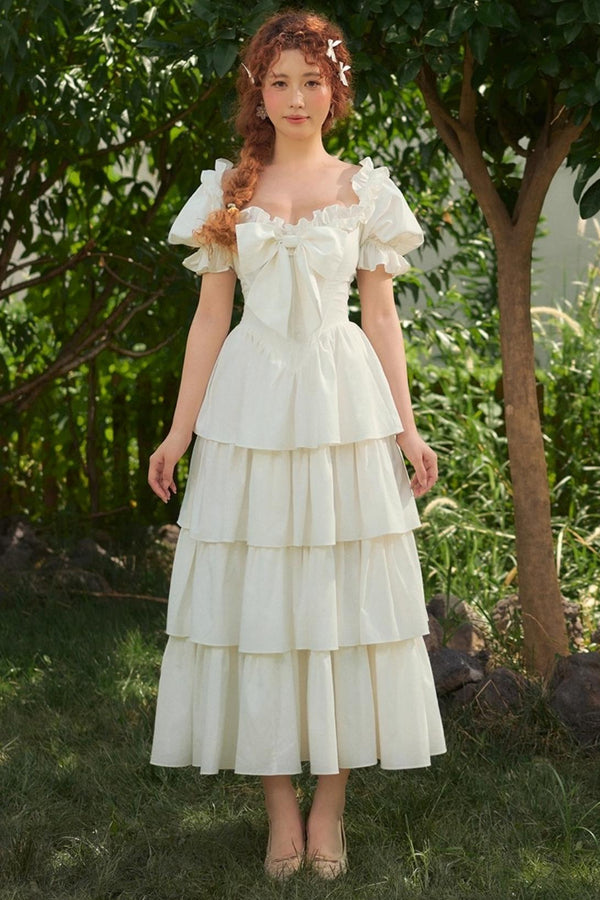 Sweet Flower Long Dress