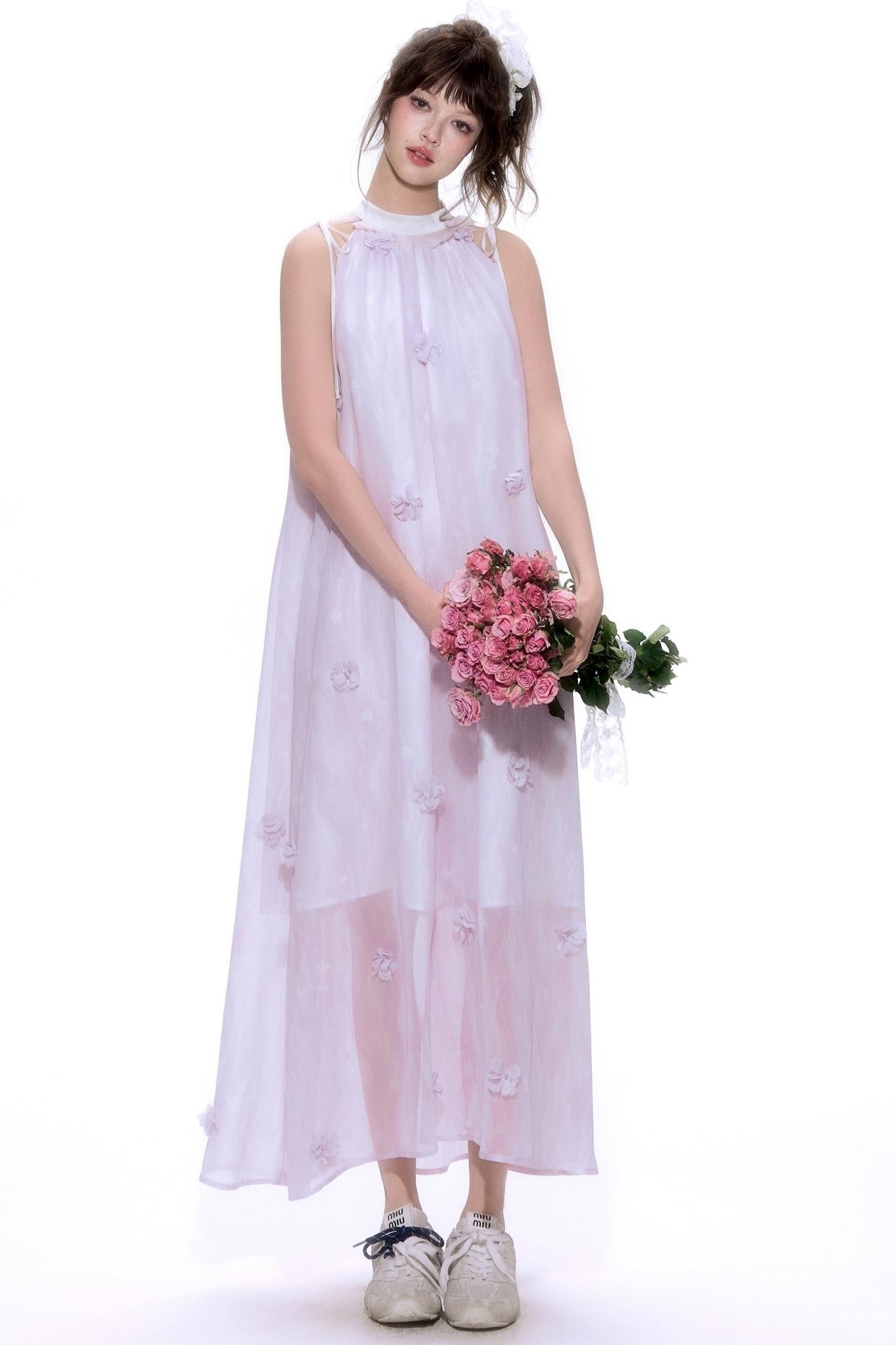 Floral Fairy Chiffon Dress