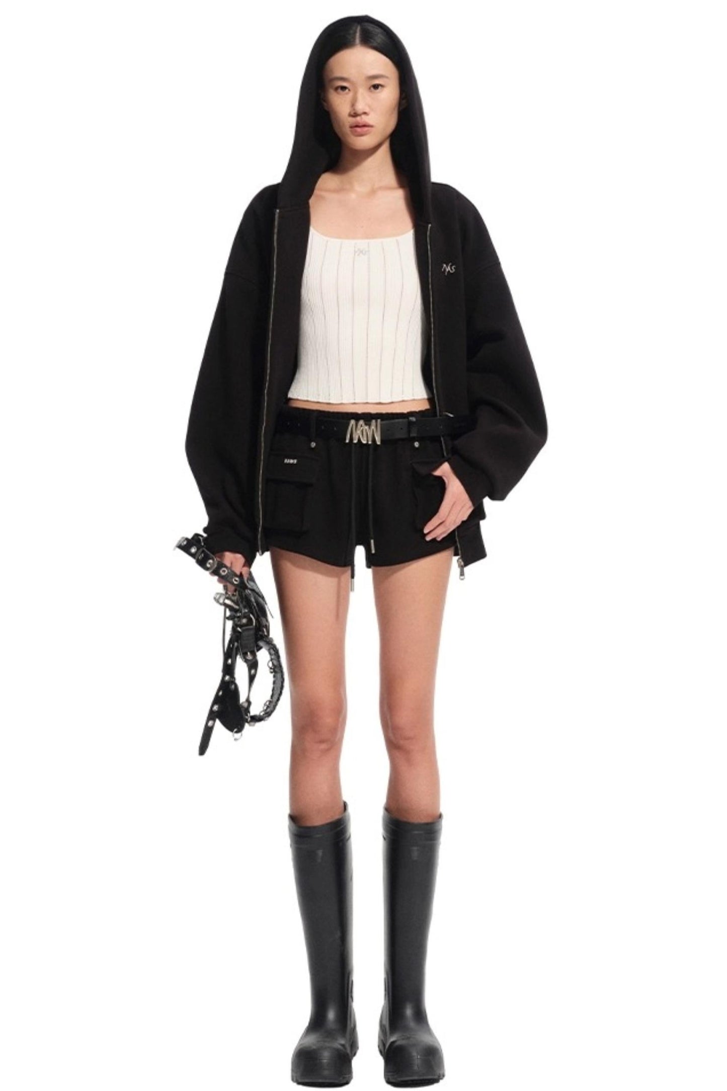 Hollow Knitted Slimming Camisole Top