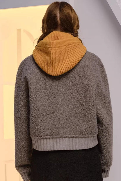 Sheep Wool Knit Balaclava