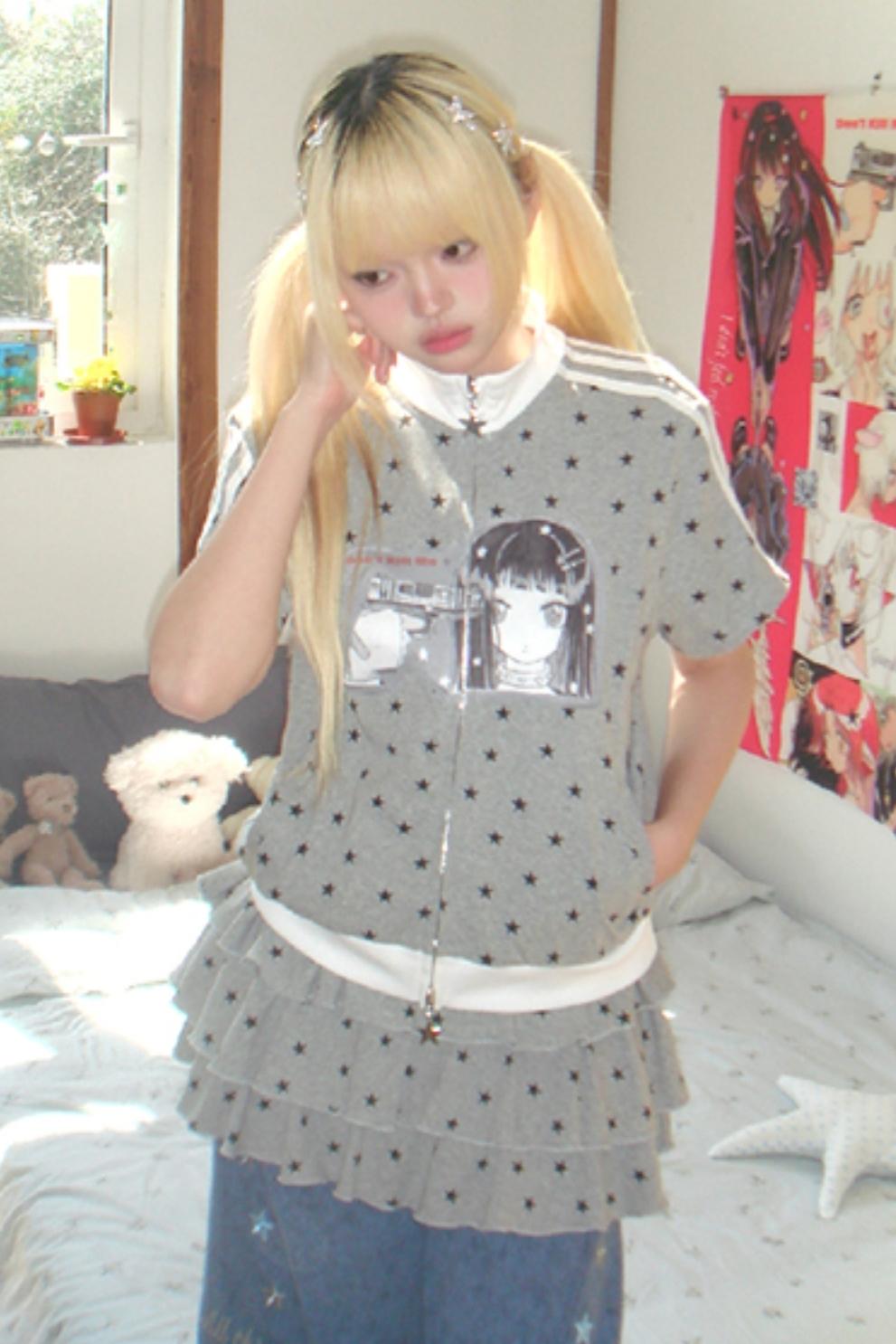 Starry Layered Cake Dress