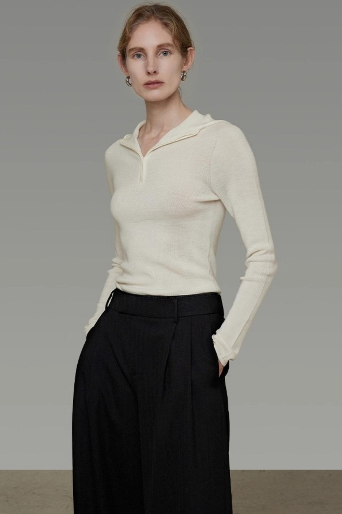 Slim Knitted Base Sweater