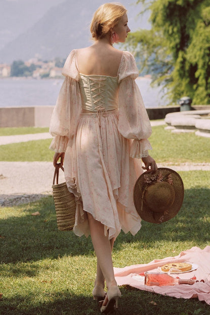 Custom Jacquard Corset Top