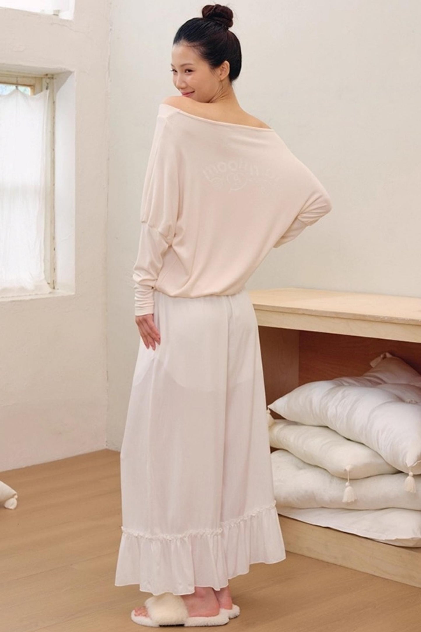Breeze Elastic Waist Slimming Pants