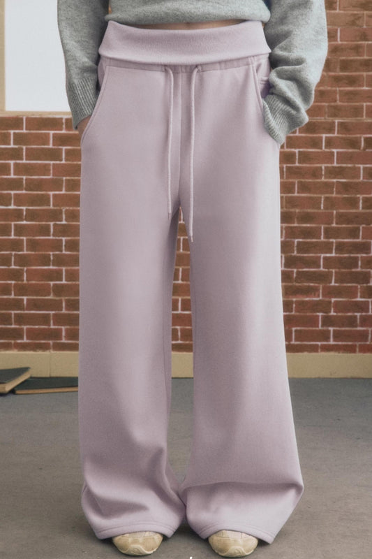 Simple Gray Fleece Sweatpants