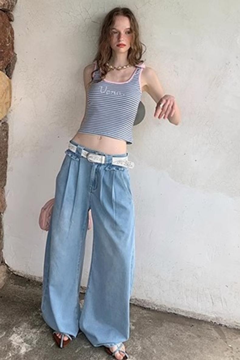 Rhinestone Striped Camisole