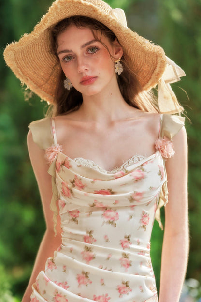 Summer Elegance Halter Dress