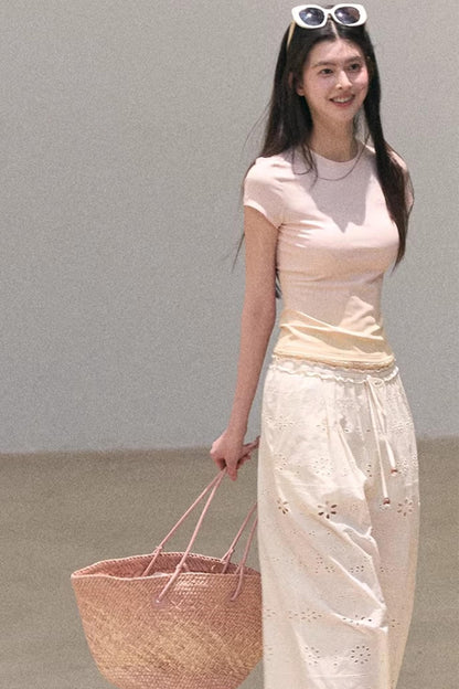 Melody Gradient Lace Top