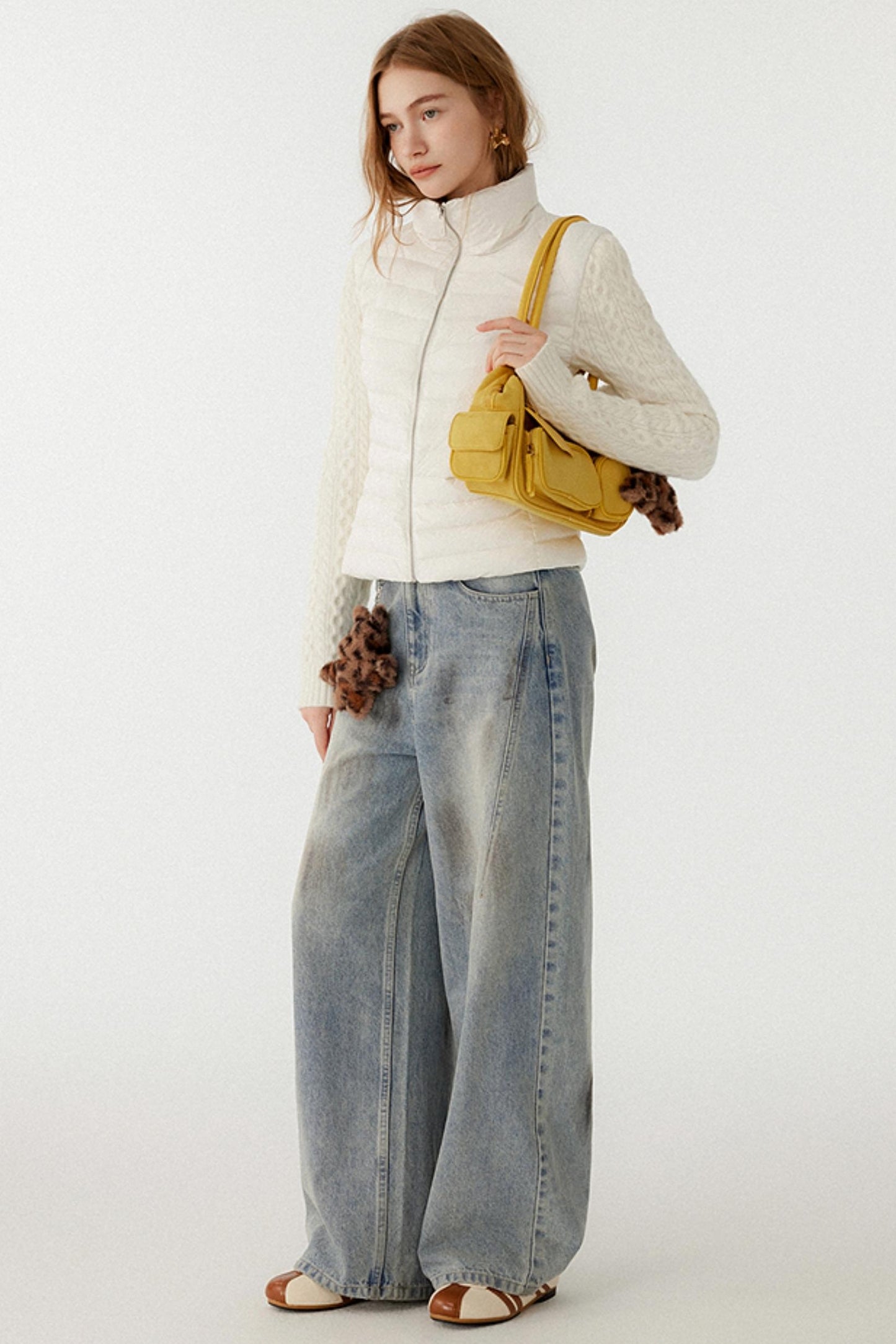 Textured Cable Knit Jacket