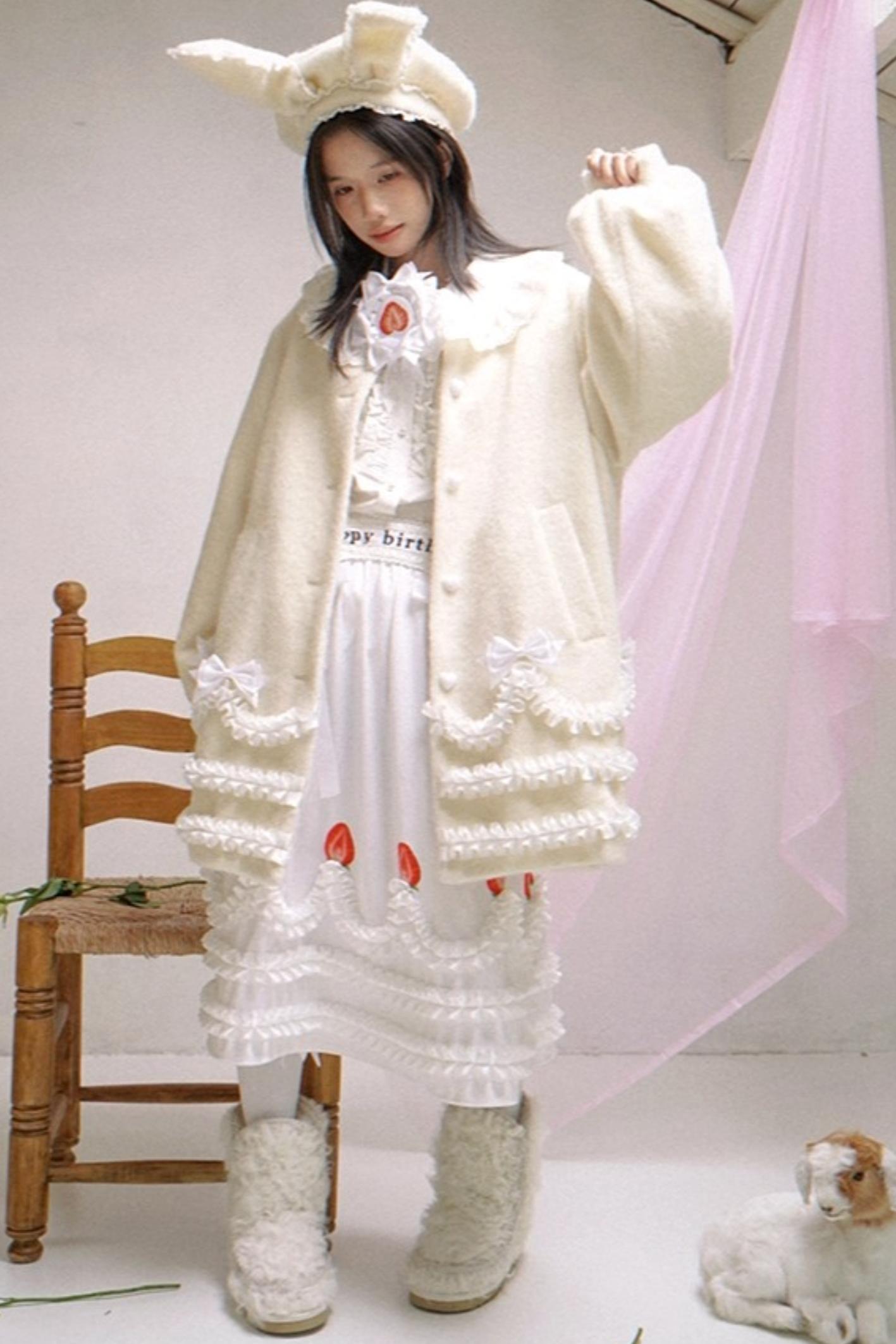 Happy Birthday Woolen Coat