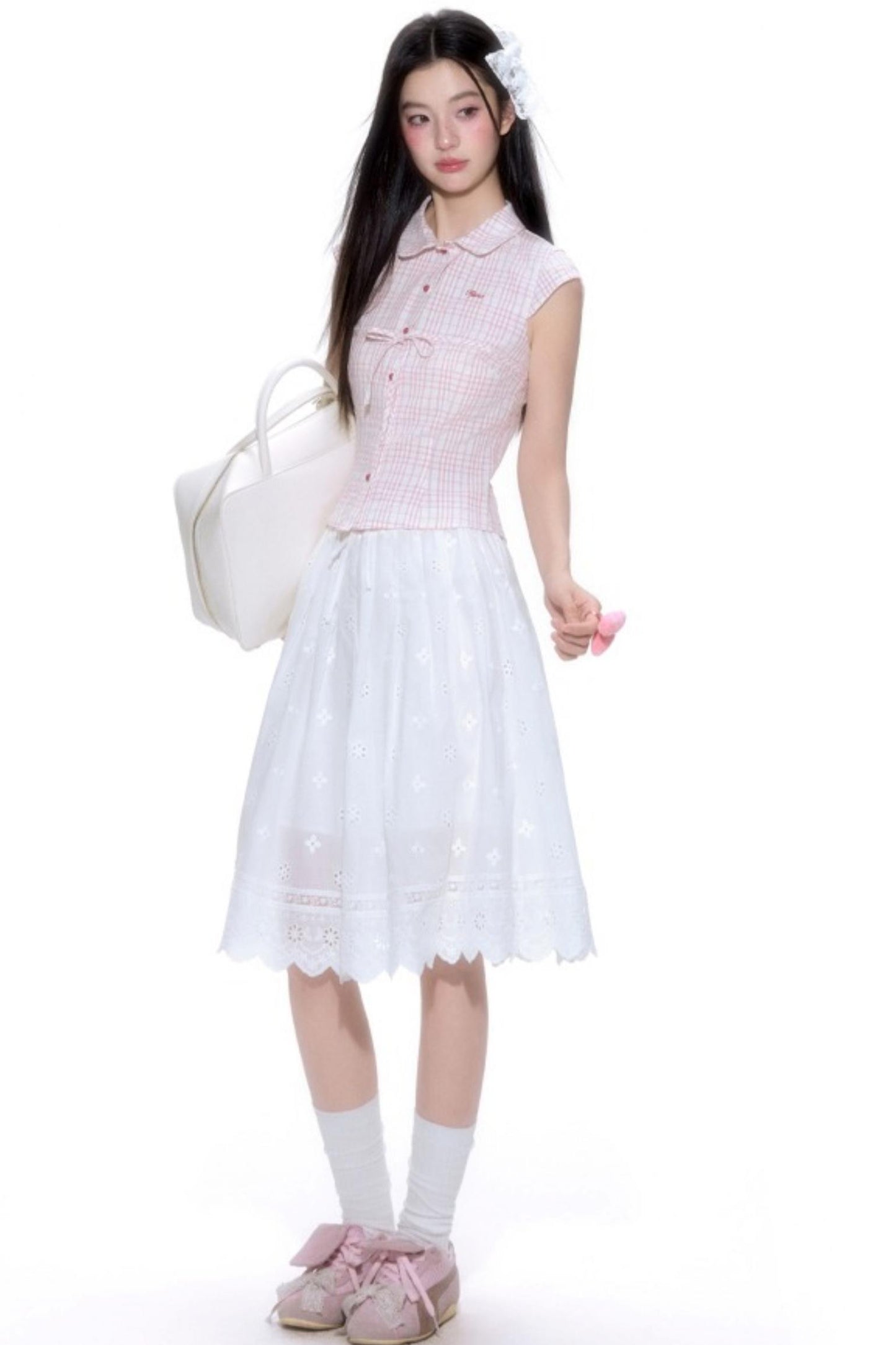 Short-Sleeve Color Block Shirt