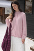 Hellrosa - Strickjacke