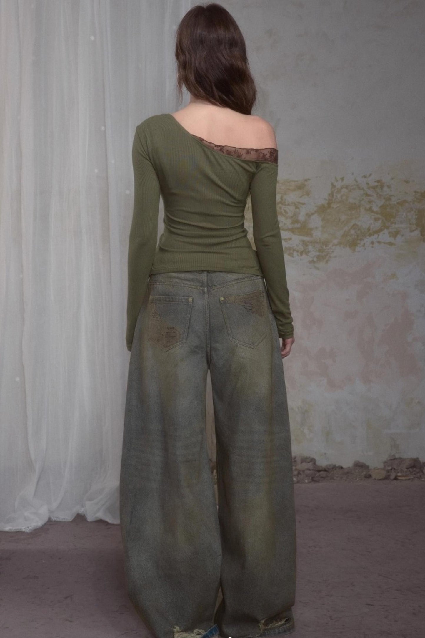 One-Sided Knitted T-Shirt