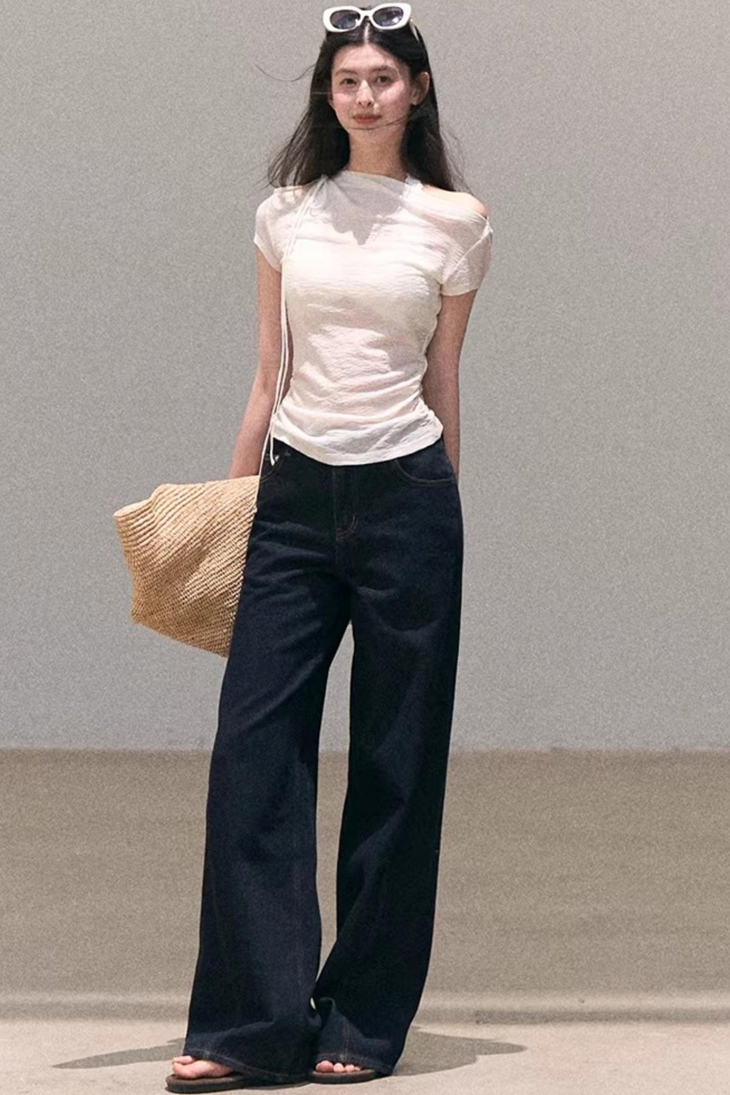 Sun-Kissed Floral Denim Set-Up