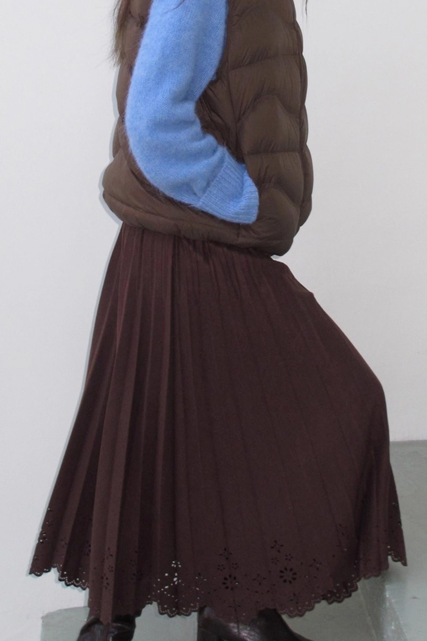 Rin's Poem Pleated Skirt