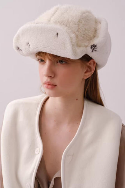 Reversible Plush Lei Feng Hat