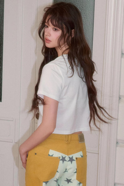 New Retro Digital Short Sleeve T-Shirt