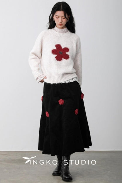 Ingko Cloud Floral Sweater