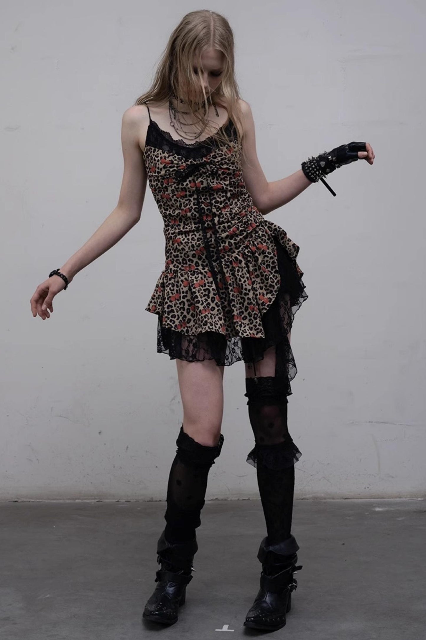 Heart Lace Camisole Dress