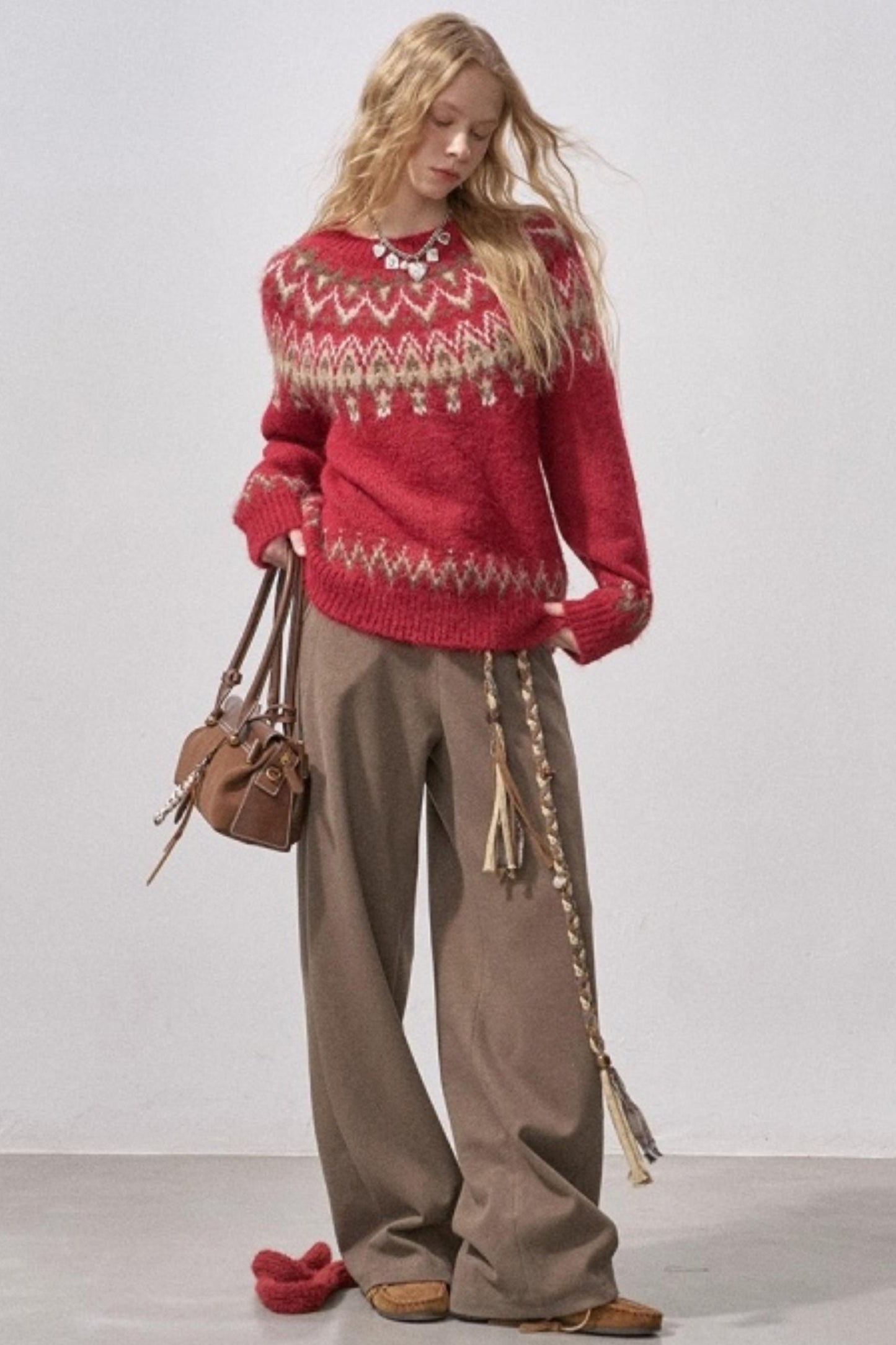 Fair Isle Knit Sweater