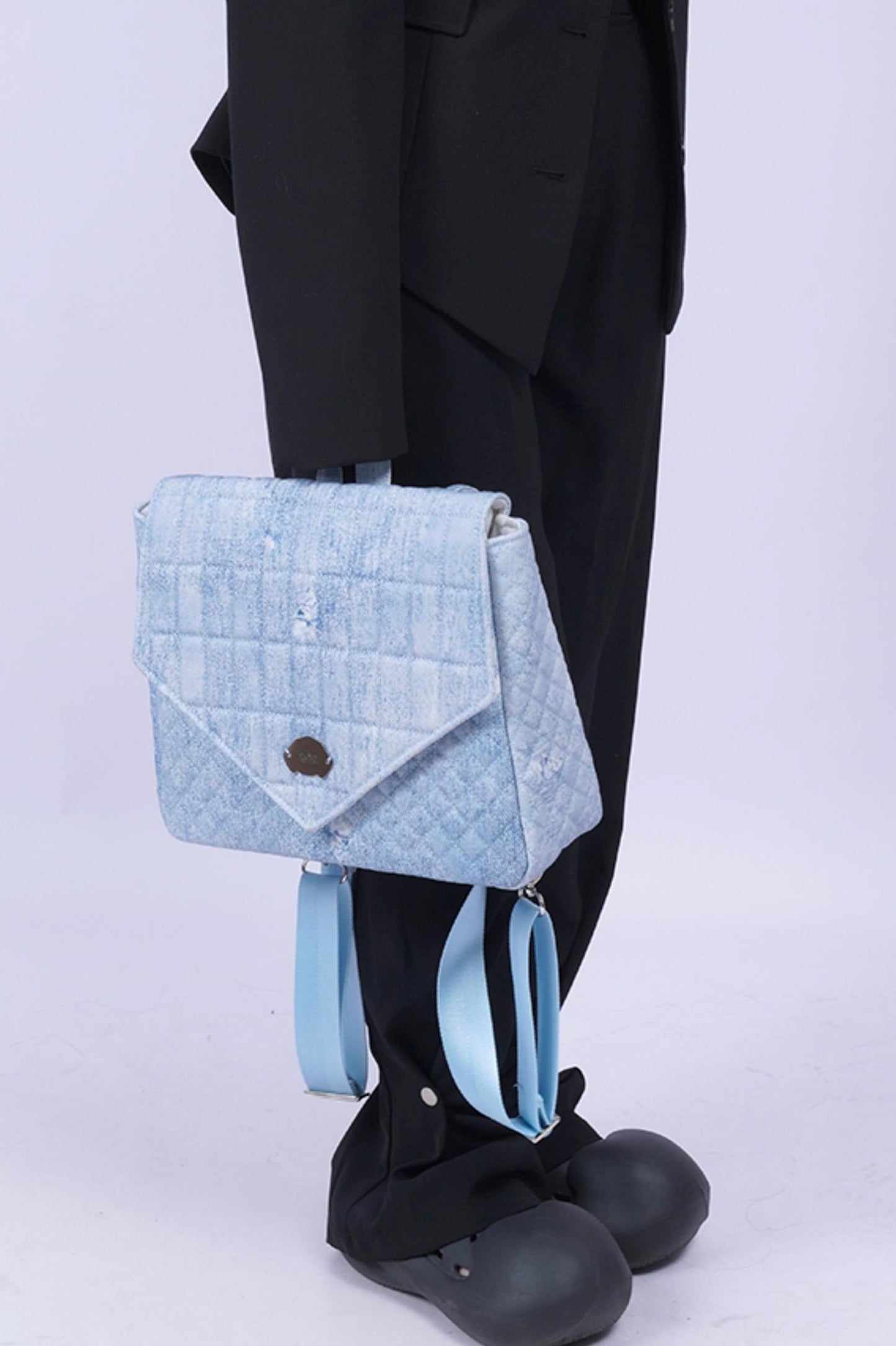 Triangle Flap Rucksack Bag