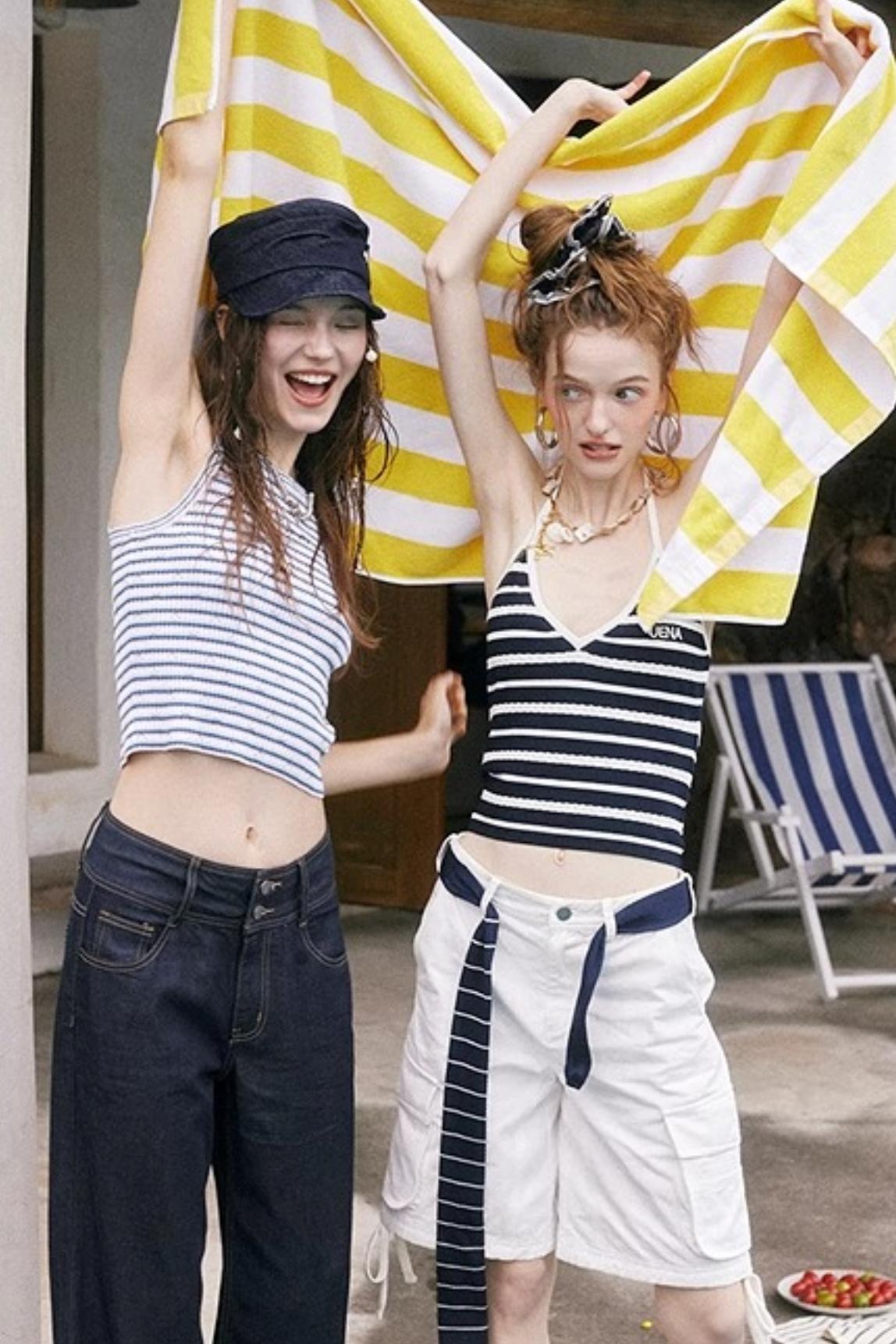 White Drawstring Utility Pants