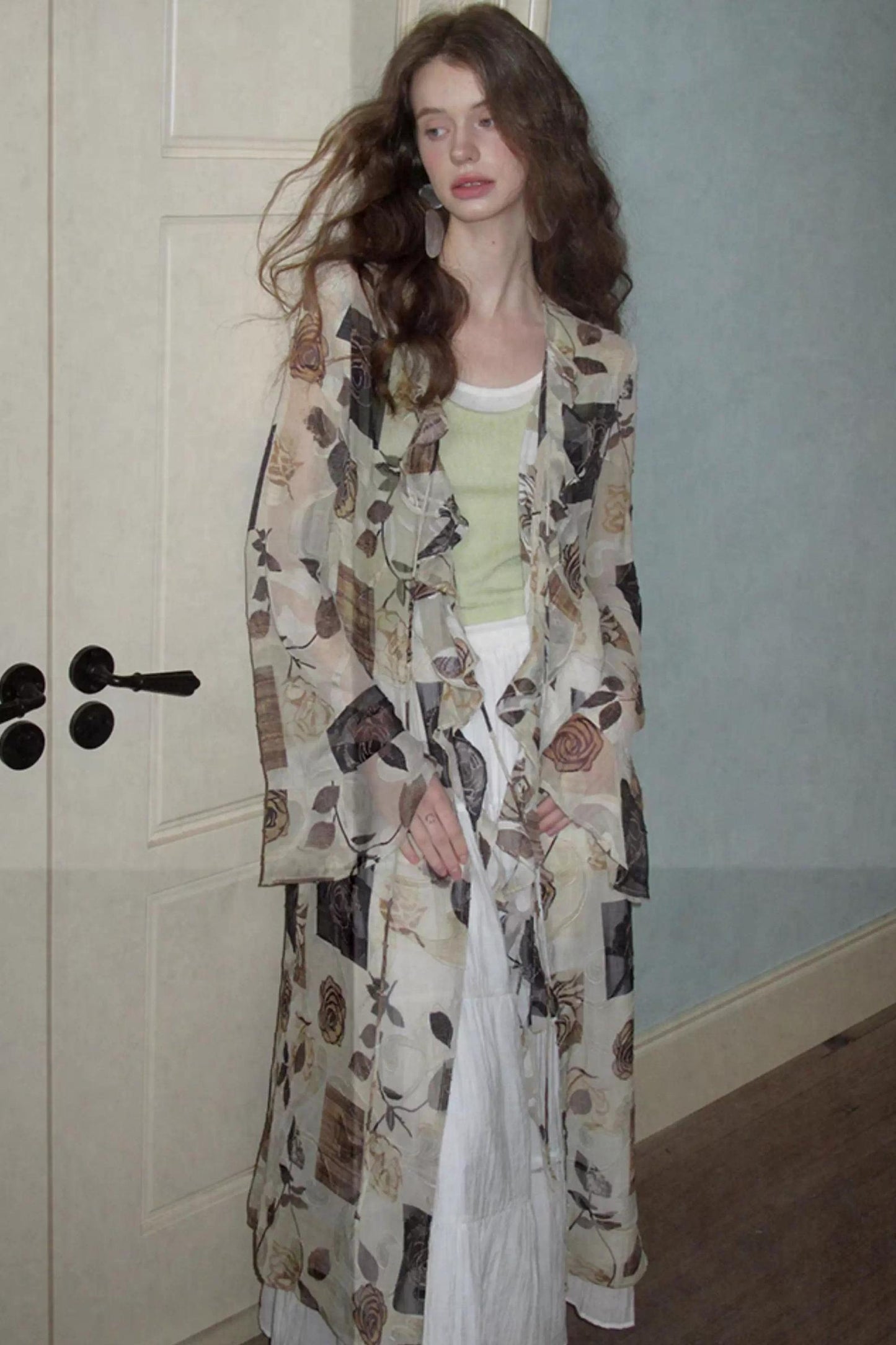 Summer Lace Long Cardigan