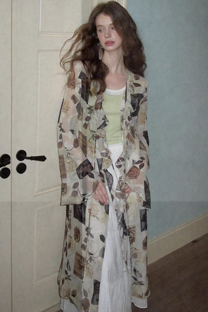 Summer Lace Long Cardigan