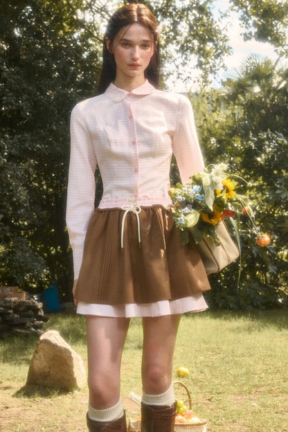 Organic Cotton Layered Skirt