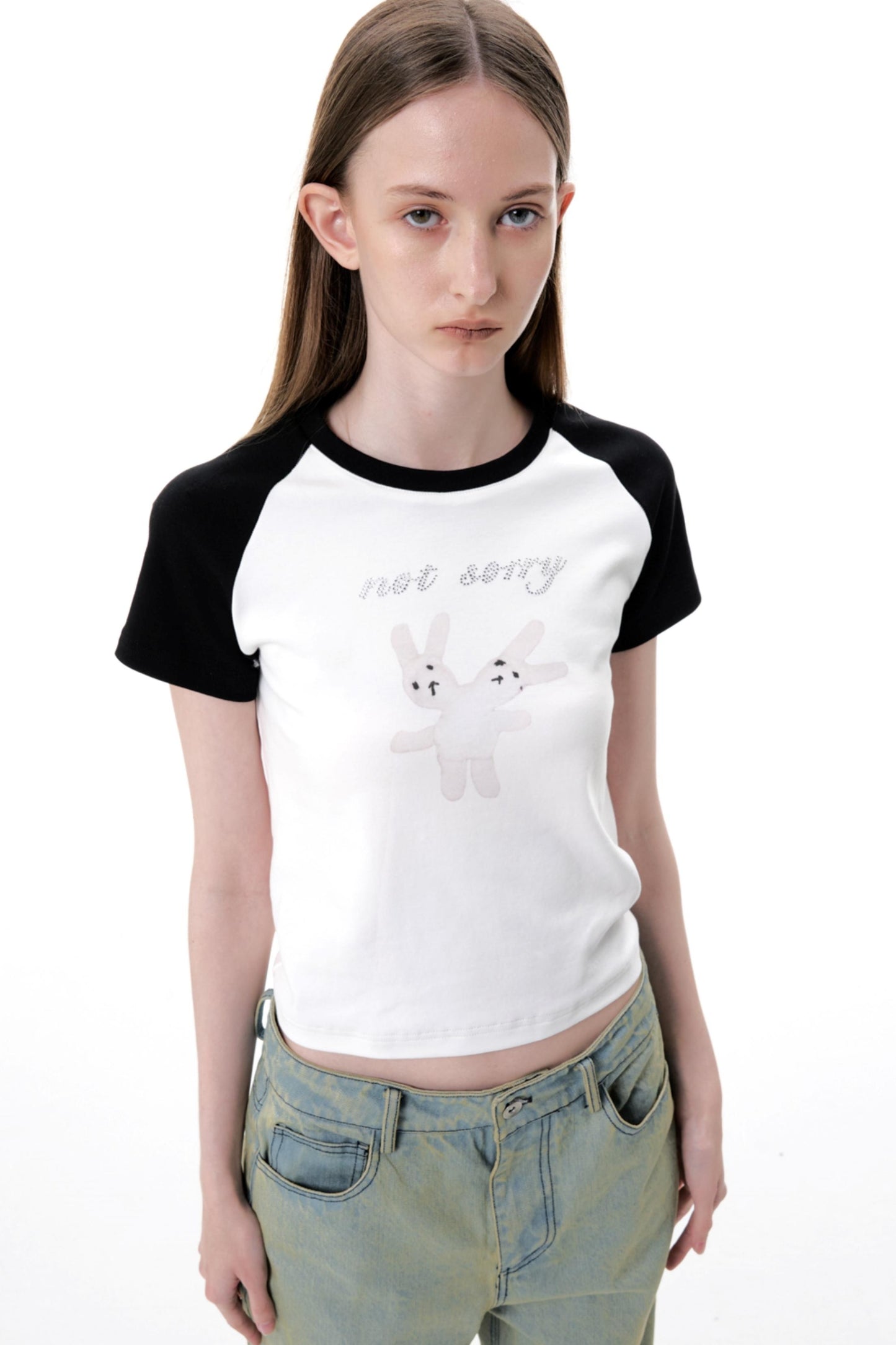 Bunny Rhinestone Tee