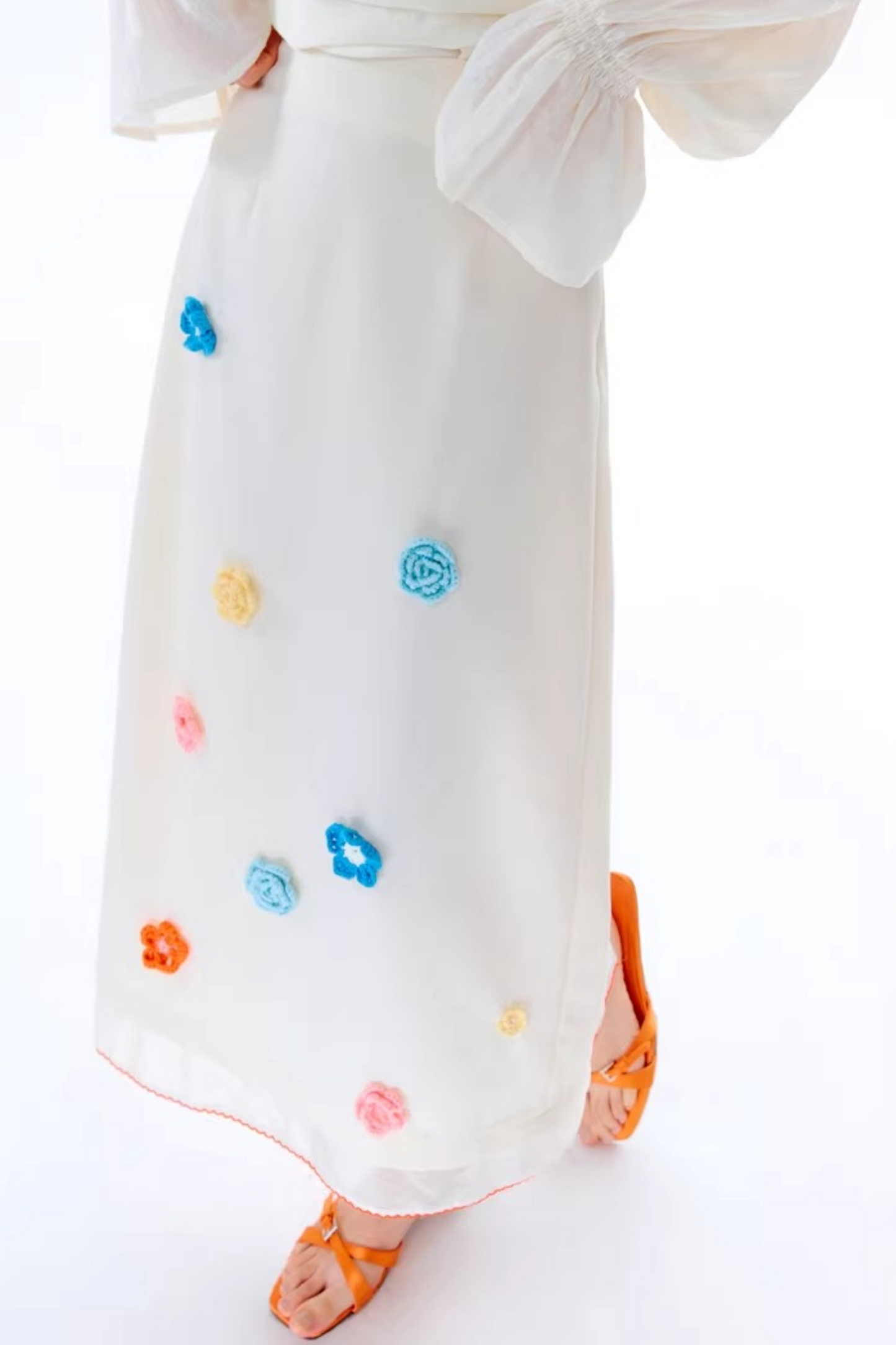 Dreidimensionaler Organza-Rock