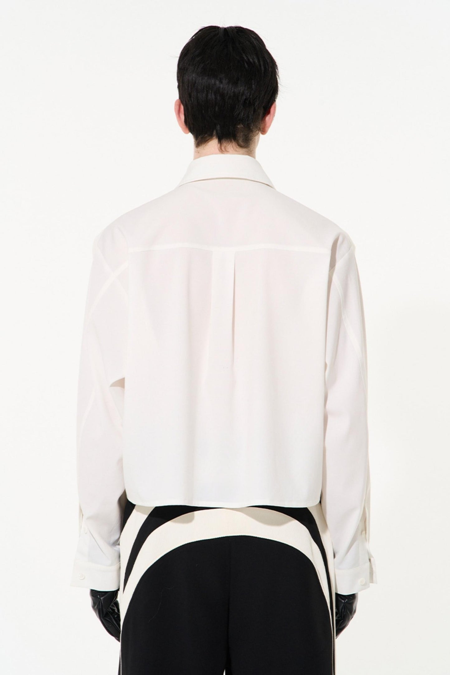 Two-Tone Oversized Long Sleeve Tee