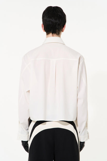 Two-Tone Oversized Long Sleeve Tee