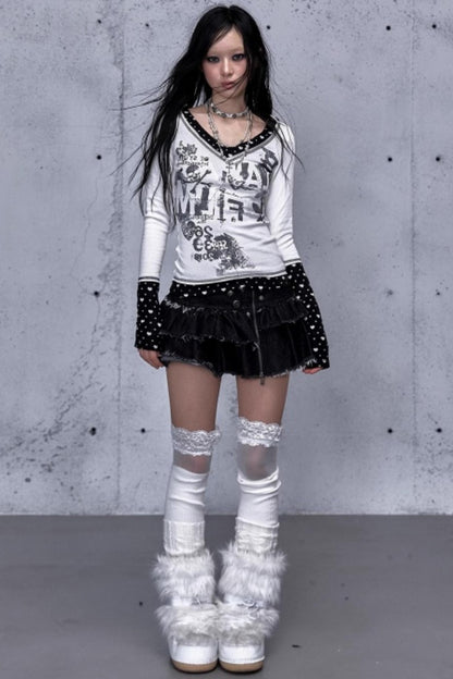 Retro Vintage Patchwork Top