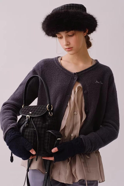 Reversible Faux Fur Beret Hat