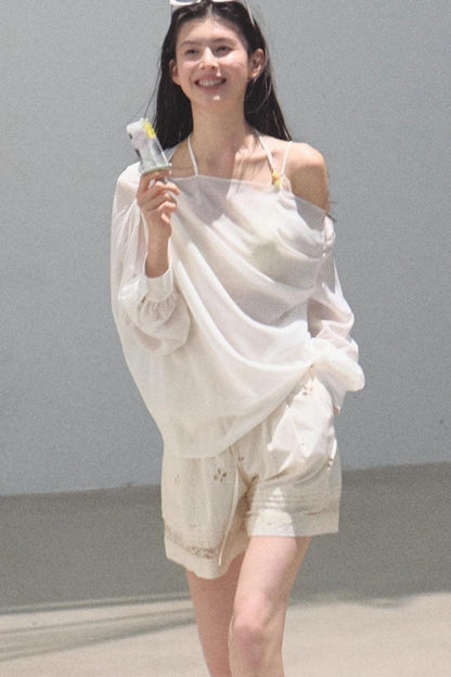 Summer Rome Cut-Out Shorts