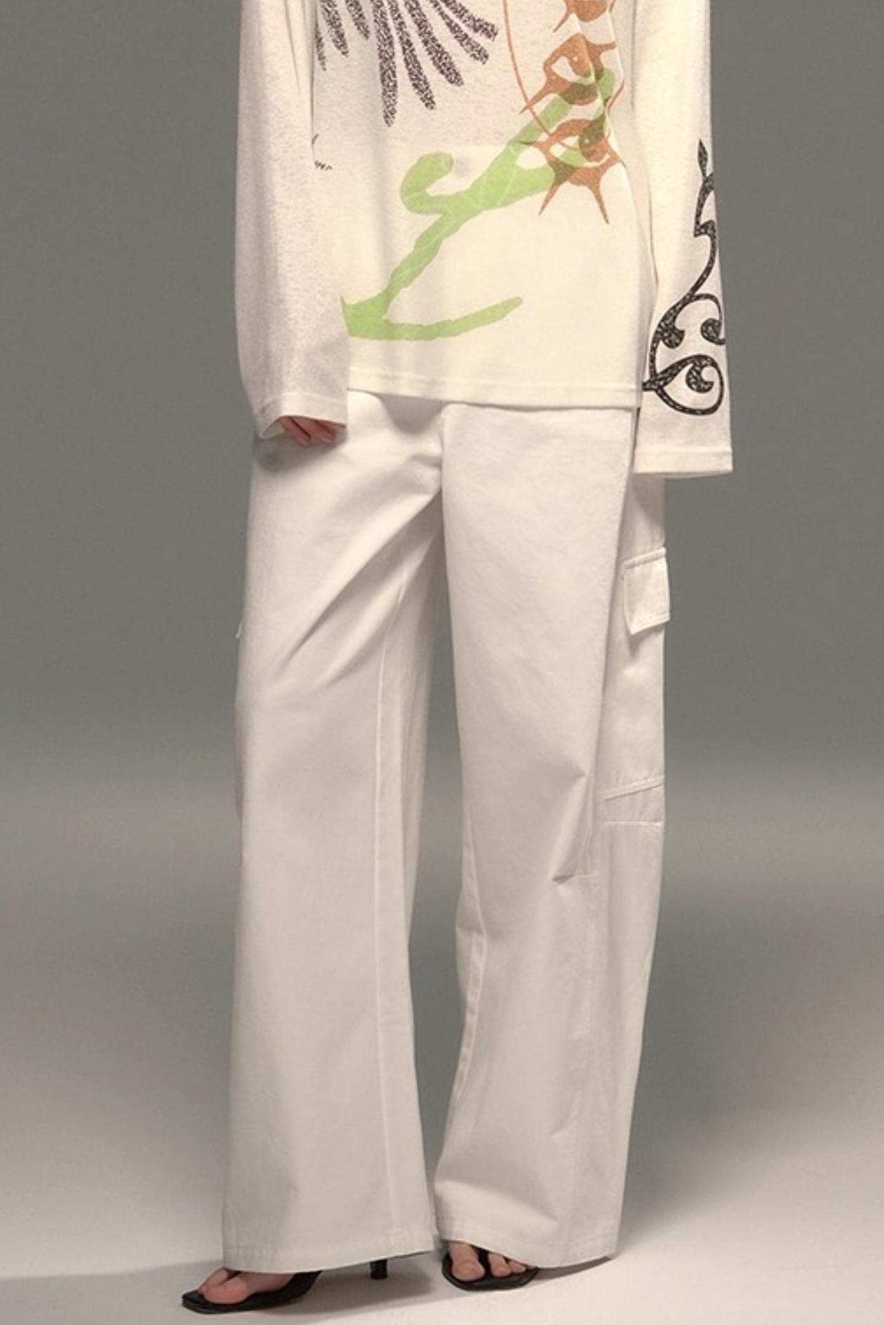 Plain Billets Cargo Pants