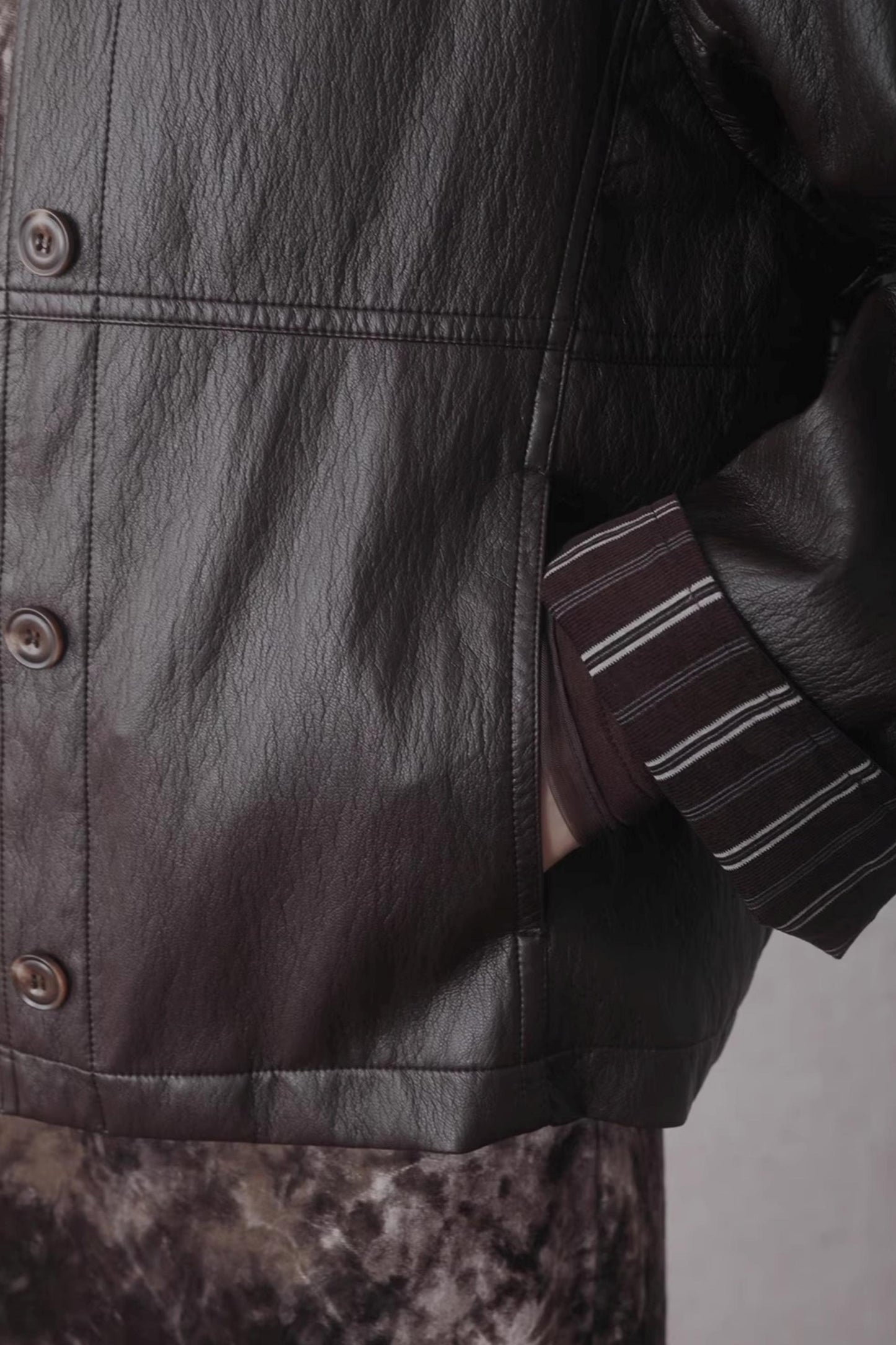 Caramel Coffee Leather Jacket